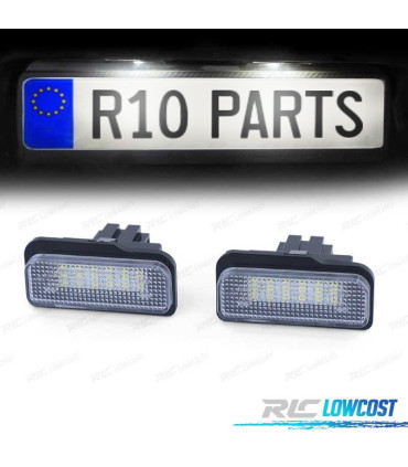 ÉCLAIRAGE PLAQUE D´IMMATRICULATION LED POUR MERCEDES CLASSE C W211 W203