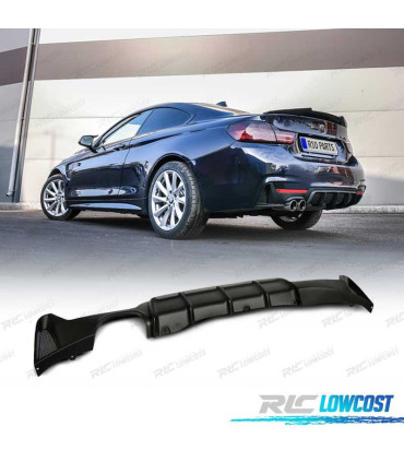 DIFFUSEUR BMW F32 F33 F36 LOOK M PERFORMANCE SORTIE DOUBLE GAUCHE