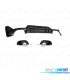 DIFFUSEUR BMW G20 G21 LCI 23-25 LOOK 340i NOIR BRILLANT + EMBOUTS D'ÉCHAPPEMENT