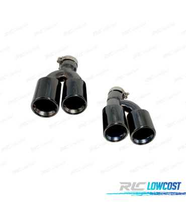 SORTIES D'ÉCHAPPEMENT BMW G30 18-21 LOOK M5 CHROMÉ