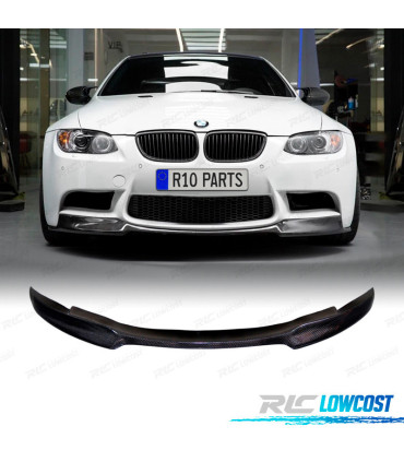 SPOILER LAME DE PARE-CHOCS AVANT BMW E90 E92 E93 LOOK M3 CARBONE