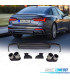 DIFFUSEUR AUDI A6 S LINE 19- LOOK S6 + EMBOUTS D'ECHAPPEMENTS CHROMES
