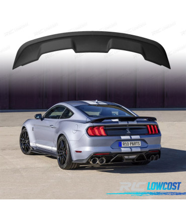 AILERON SPOILER ARRIÈRE FORD MUSTANG 15-23 LOOK GT500 NOIR
