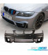 PARE CHOCS AVANT BMW E90 E91 LCI 08-12 LOOK M4 PDC GRILLES ANTIBROUILLARD