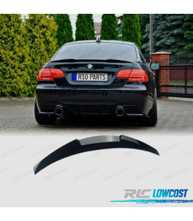 AILERON BECQUET LAME COFFRE BMW E92 LOOK M4 NOIR BRILLANT