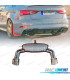 SILENCIEUX D'ECHAPPEMENT AUDI A3 S LINE BERLINE 17-20 LOOK RS3 CHROME
