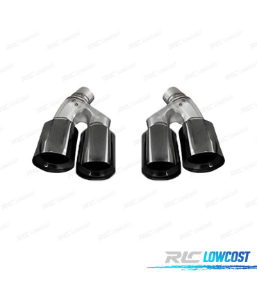 EMBOUTS D´ÉCHAPPEMENT BMW G30 G31 LCI 20-23 LOOK M5 NOIR