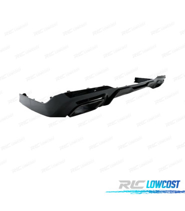 DIFFUSEUR BMW F44 LOOK M 235i + EMBOUTS D'ÉCHAPPEMENT NOIR BRILLANT