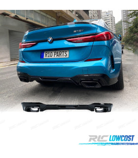 DIFFUSEUR BMW F44 LOOK M 235i + EMBOUTS D'ÉCHAPPEMENT NOIR BRILLANT