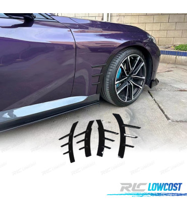 EXTENSIONS D'AILES BMW G42 22-24 LOOK M PERFORMANCE NOIR BRILLANT