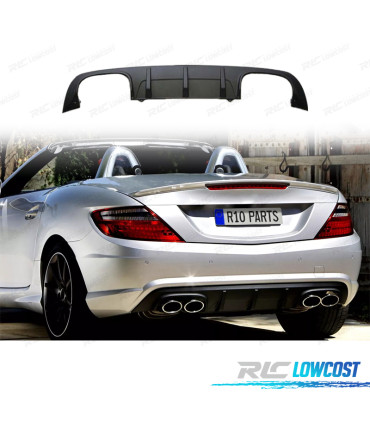 DÉFLECTEUR MERCEDES CLASSE SLK R172 11-15 LOOK AMG DOUBLE SORTIE