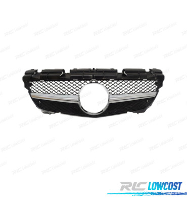 GRILLE MERCEDES SLK R172 11-14 LOOK AMG CHROMÉ NOIR