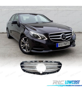 GRILLE MERCEDES CLASSE E W212 14-16 LOOK SPORT ARGENT