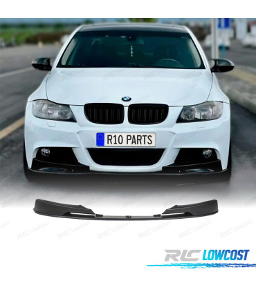 SPOILER LAME FRONTAL BMW E90 LCI 09-12 LOOK M PERFORMANCE NOIR BRILLANT
