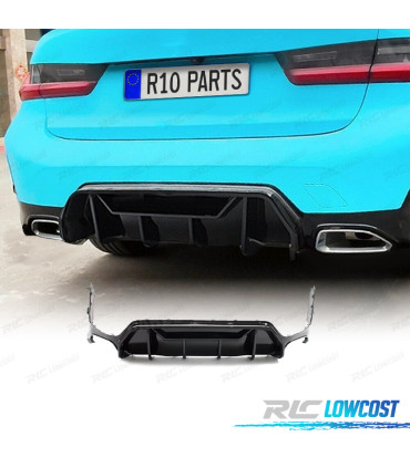 DIFFUSEUR BMW G20 23-25 LOOK M NOIR BRILLANT O---O