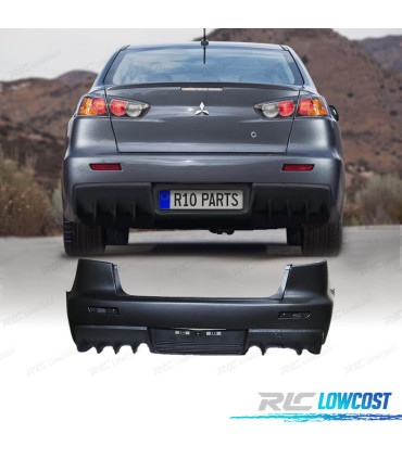PARE CHOCS ARRIÈRE MITSUBISHI LANCER 08-16 LOOK EVO