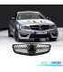 CALANDRE POUR MERCEDES W204 07-14 LOOK AMG C63 NOIR BRILLANT CHROMÉ