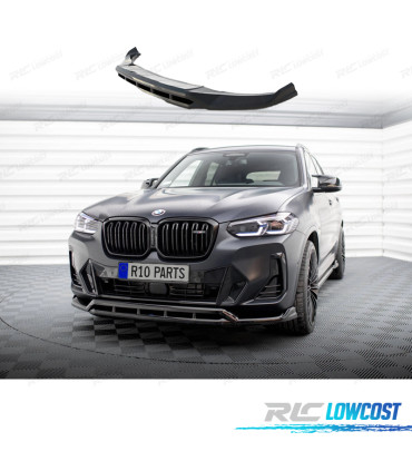 SPOILER LIP BMW X3 G01 LCI 22- LOOK M NOIR BRILLANT
