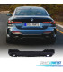 DIFFUSEUR BMW G22 20-24 LOOK M 440i + EMBOUTS D'ÉCHAPPEMENT NOIR BRILLANT