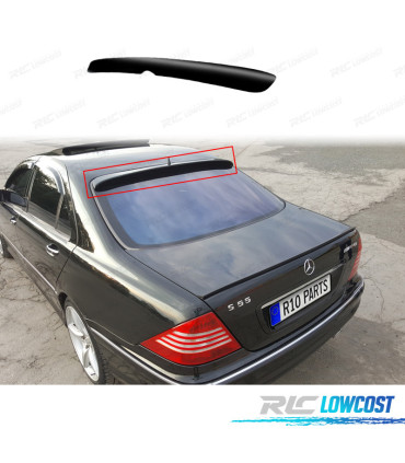 AILERON MERCEDES CLASSE S W220 98-05 LOOK AMG NOIR BRILLANT