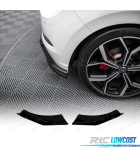 SPLITTERS ARRIÈRE VOLKSWAGEN VW POLO 22- NOIR BRILLANT