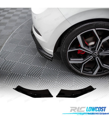SPLITTERS ARRIÈRE VOLKSWAGEN VW POLO 23- NOIR BRILLANT