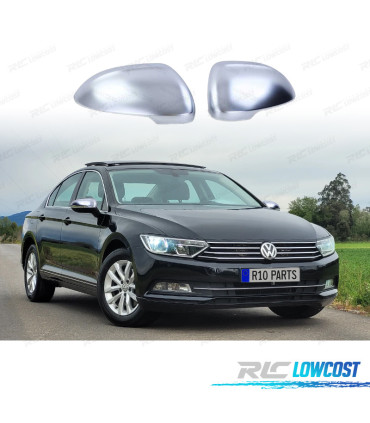 COQUES RÉTROVISEURS POUR VOLKSWAGEN VW PASSAT B8 3G 14- ARGENTÉ