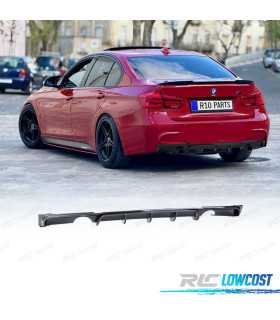 DÉFLECTEUR BMW F30 F31 11-15 LOOK M PERFORMANCE CARBONE DOUBLE SORTIE