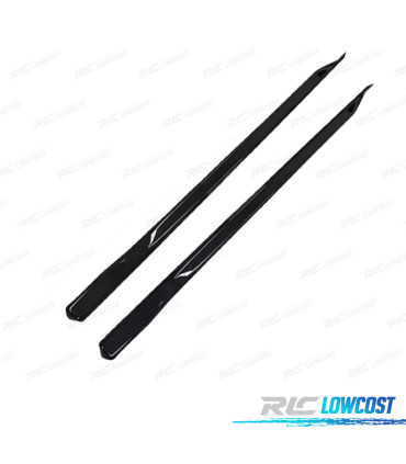 RAJOUTS BAS DE CAISSE BMW G60 24- LOOK M PERFORMANCE NOIR BRILLANT