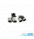 EMBOUT D'ÉCHAPPEMENT AUDI A3 8V 13- LOOK S CHROMÉ