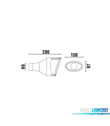 EMBOUT D'ÉCHAPPEMENT INOX CUPRA 2 CÔTÉ GAUCHE