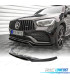 SPOILER LAME FRONTAL MERCEDES GLC X253 19-22 LOOK AMG NOIR BRILLANT