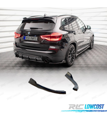 SPLITTERS ARRIÈRE BMW X3 G01 21-24 NOIR BRILLANT