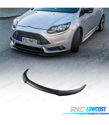 SPOILER LAME FRONTAL FORD FOCUS 11-14 NOIR BRILLANT