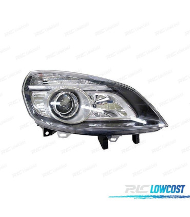 PHARE DROIT RENAULT SCENIC II 05-08 XENON FOND NOIR