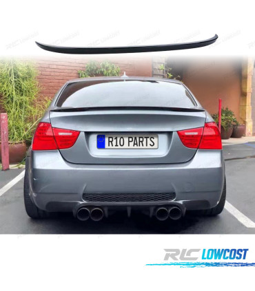 AILERON BECQUET BMW E90 05-11 LOOK M3 NOIR BRILLANT