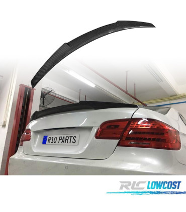 AILERON BECQUET LAME COFFRE BMW E92 06-14 LOOK M4 CARBONE