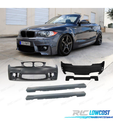 KIT CARROSSERIE BMW E82 E88 04-12 LOOK 1M