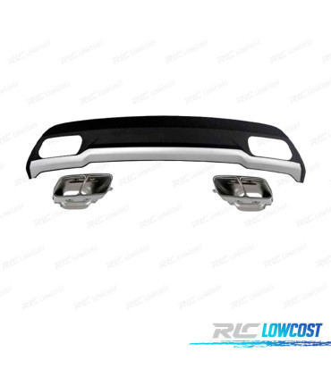 DIFFUSEUR MERCEDES W176 LOOK AMG A45 NOIR