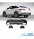 DIFFUSEUR ARRIÈRE MERCEDES C292 14-18 LOOK AMG GLE63 CHROMÉ + EMBOUTS