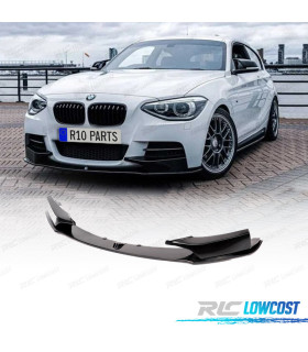 SPOILER LAME AVANT BMW F20 F21 11-15 NOIR BRILLANT M PERFORMANCE