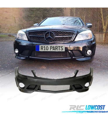 PARE CHOCS FRONTAL MERCEDES W204 07-11 LOOK AMG SRA