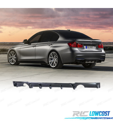 DIFFUSEUR BMW F30 F31 LOOK M PERFORMANCE NOIR BRILLANT O--O