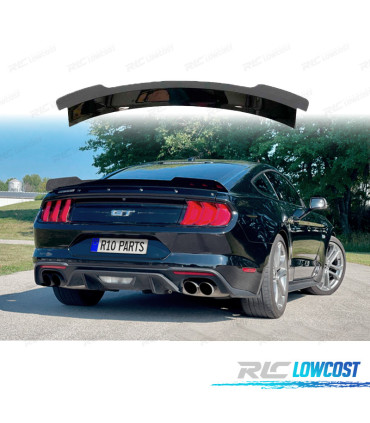 AILERON SPOILER DE TOIT FORD MUSTANG GT350R 15-19 NOIR BRILLANT