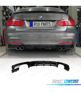 DIFFUSEUR BMW F30 F31 LOOK M PERFORMANCE NOIR BRILLANT OO---OO