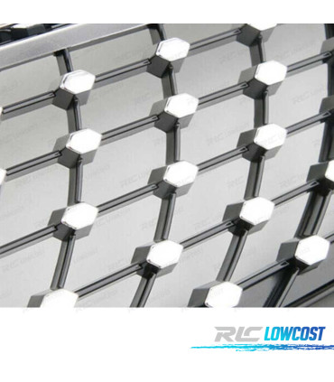 CALANDRE MERCEDES CLASSE CLA W117 13-16 LOOK DIAMOND NOIR