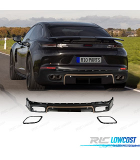 DIFFUSEUR PORSCHE PANAMERA 24-25 NOIR BRILLANT