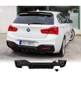 DIFFUSEUR BMW F20 LCI 15-19 LOOK M COMPETITION NOIR BRILLANT