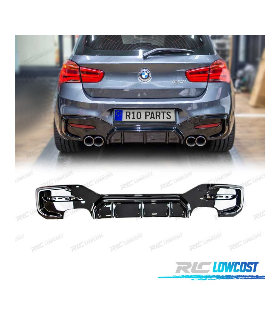 DIFFUSEUR BMW F20 LCI 15-19 LOOK M PERFORMANCE NOIR BRILLANT
