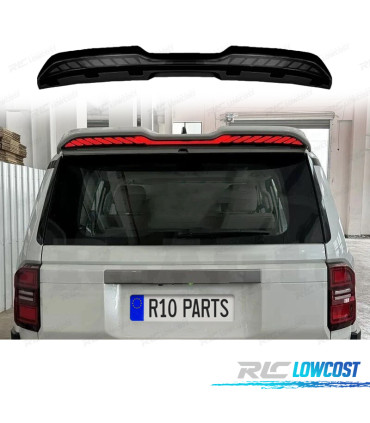 SPOILER DE TOIT TOYOTA LAND CRUISER J250 24- AVEC FEU LED DE FREINAGE NOIR BRILLANT
